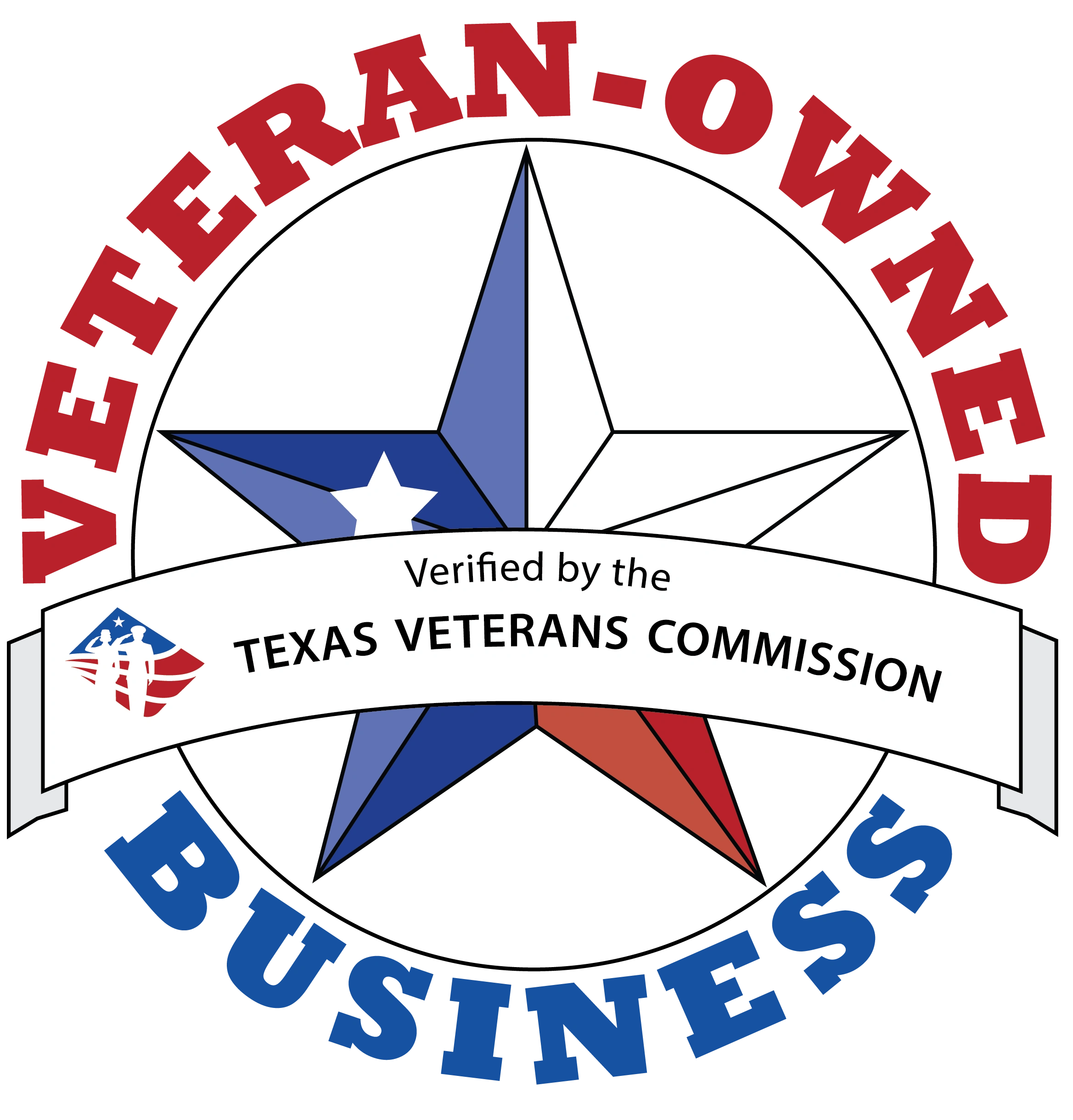 Veteran-Owned Business — Verified by the Texas Veterans Commission